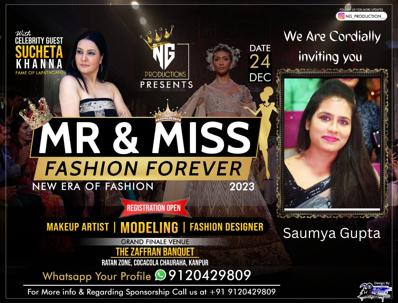 NG Production Mr. & Miss Fashion Forever 24 Dec 2023